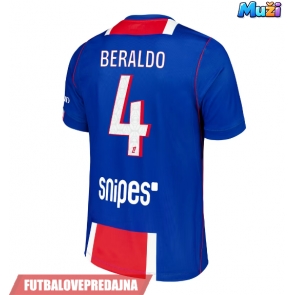 Lacne Muži Futbalové dres Paris Saint-Germain Lucas Beraldo #4 2026-27 Krátky Rukáv - Domáci